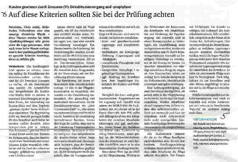 Vorschauseite 1: Auf diese Kriterien sollten Sie bei der Prüfung achten
