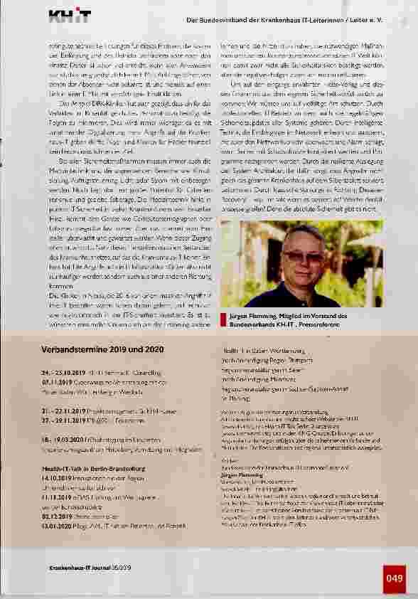 Vorschauseite 2: Krankenhaus-IT ein CyberCrime-Paradies ?