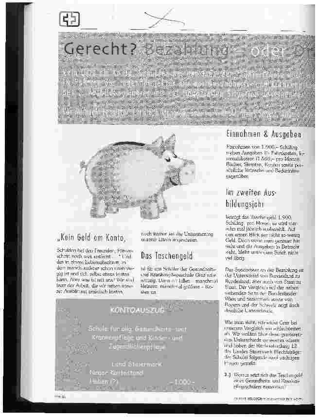 Vorschauseite 1: Gerecht? Bezahlung - oder Draufzahlung?