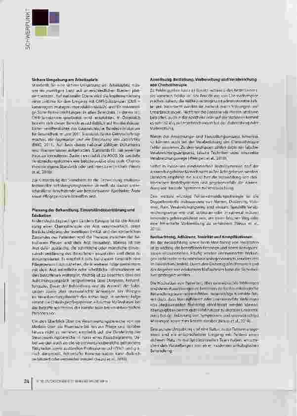 Vorschauseite 3: Sicherheit von Patienten und Mitarbeitern im Kontext der Onkologie