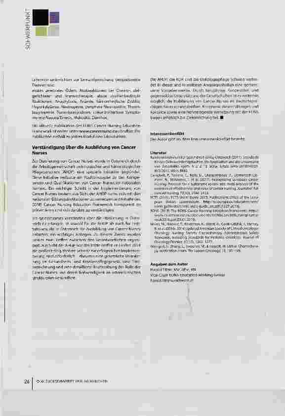 Vorschauseite 5: Sicherheit von Patienten und Mitarbeitern im Kontext der Onkologie