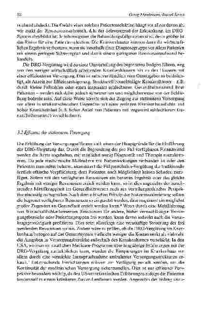 Vorschauseite 4: Auswirkungen der DRG-Vergütung auf ärztliche Entscheidungen: Eine ethische Analyse