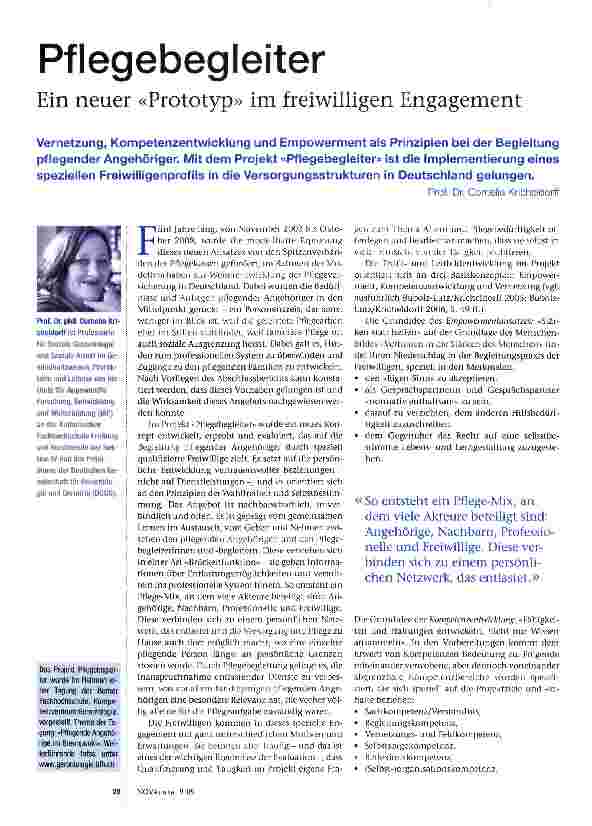 Vorschauseite 1: Pflegebegleiter