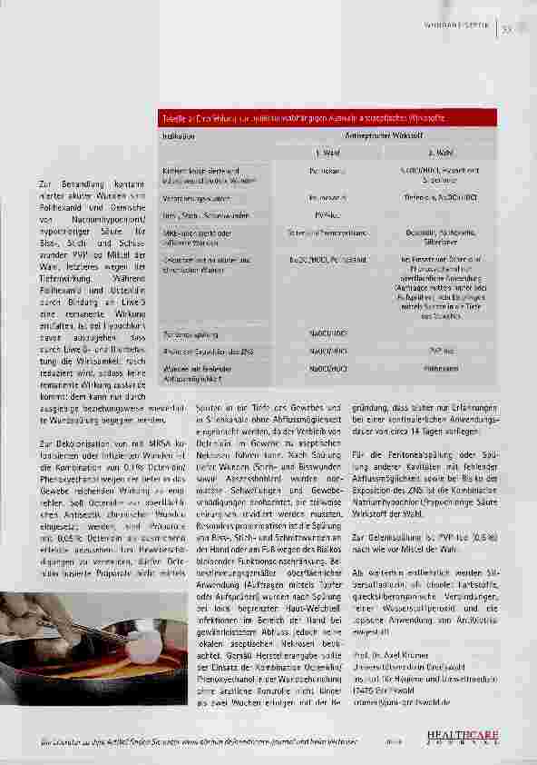 Vorschauseite 3: Antiseptika indikationsgerecht einsetzen