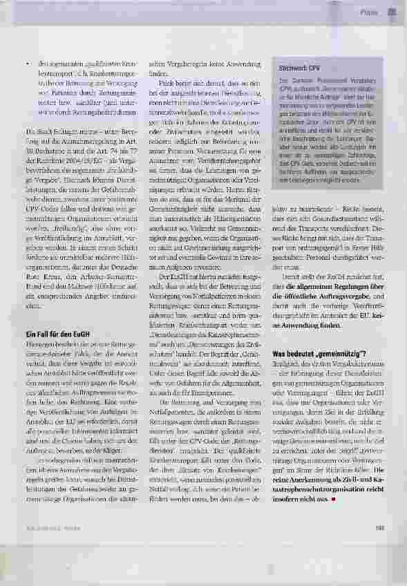 Vorschauseite 2: Rettung im öffentlichen Auftrag