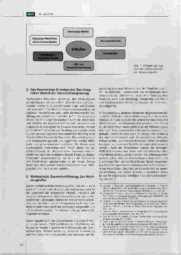 Vorschauseite 2: Methoden der Hilfeplangestaltung im Rahmen des HMB-W-Verfahrens