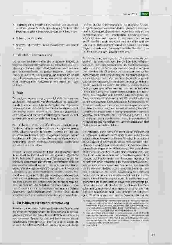 Vorschauseite 5: Methoden der Hilfeplangestaltung im Rahmen des HMB-W-Verfahrens