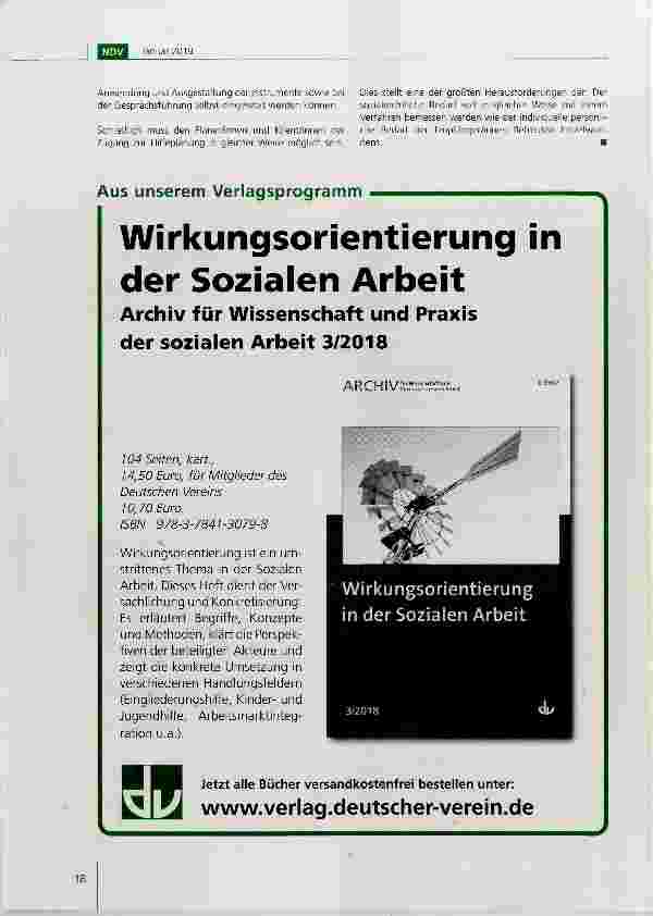 Vorschauseite 6: Methoden der Hilfeplangestaltung im Rahmen des HMB-W-Verfahrens