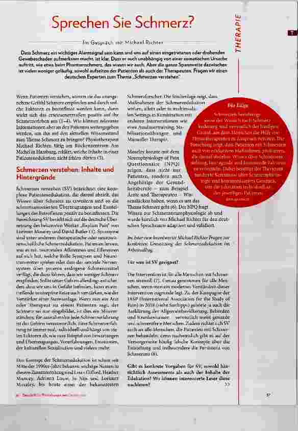 Vorschauseite 2: Sprechen Sie Schmerz?