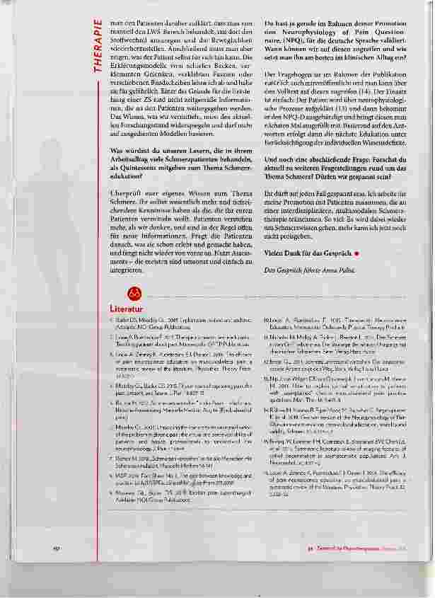 Vorschauseite 5: Sprechen Sie Schmerz?