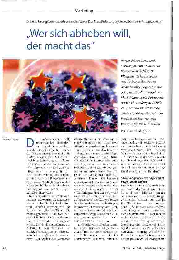 Vorschauseite 1: „Wer sich abheben will, der macht das