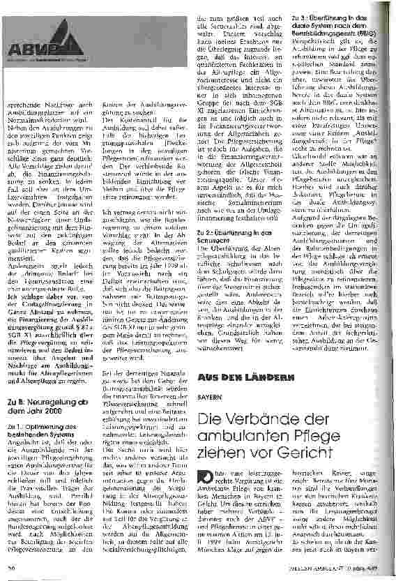 Vorschauseite 3: Altlast Altenpflegeumlage