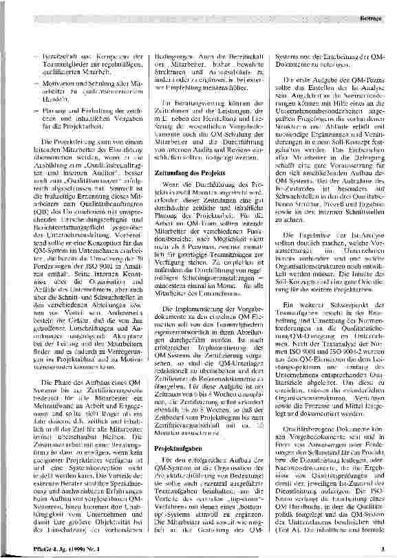 Vorschauseite 3: Qualitätsmanagement nach Normen der DIN ISO 9000-Familie - Eine Methode zur Qualitätssicherung in der Pflege?