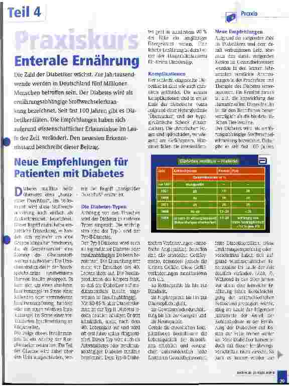 Vorschauseite 1: Praxiskurs Enterale Ernährung Teil 4