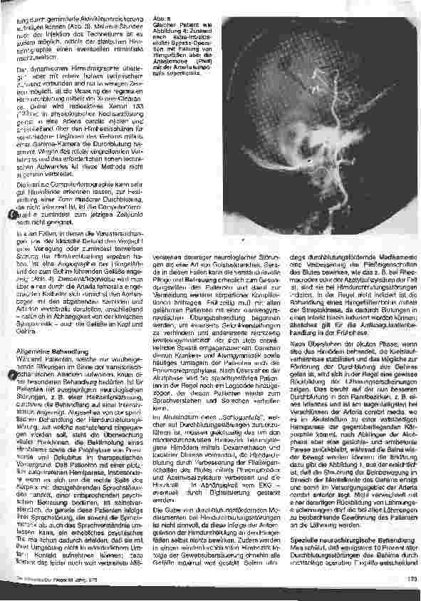 Vorschauseite 4: Themen aus der Neurochirurgie 18. Folge: Durchblutungsstörungen des Gehirns