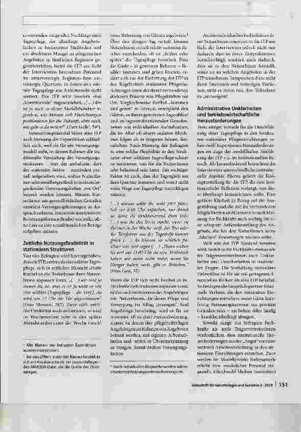 Vorschauseite 4: Möglichkeiten und Grenzen integrierter Tagespflege in Pflegeheimen