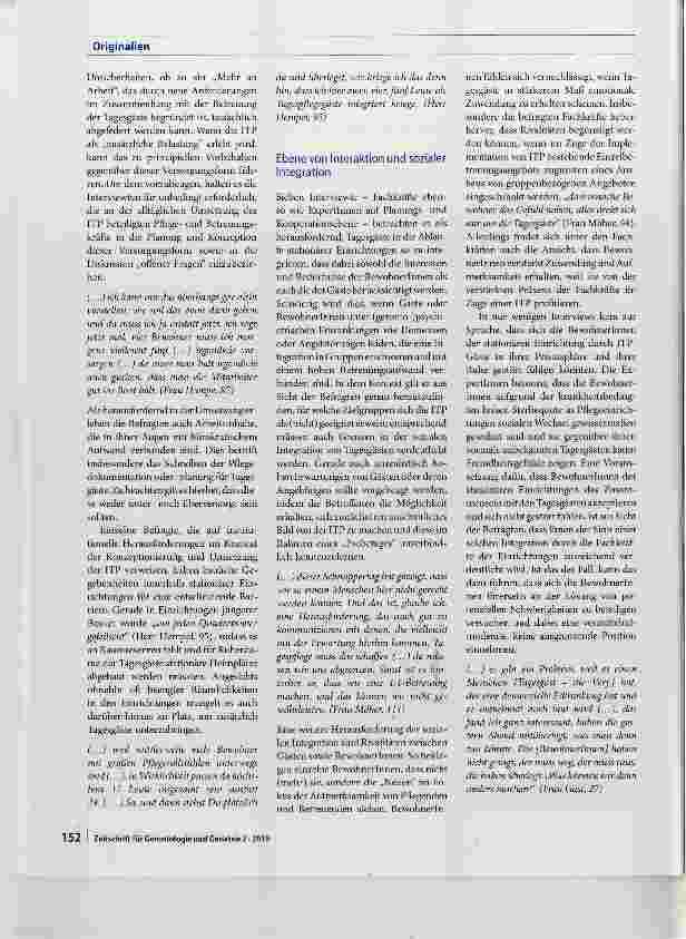 Vorschauseite 5: Möglichkeiten und Grenzen integrierter Tagespflege in Pflegeheimen