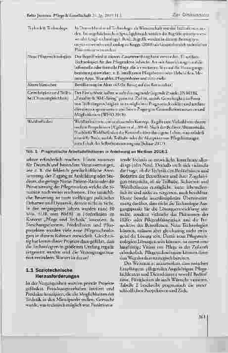 Vorschauseite 2: Technologieeinsatz in der zukünftigen pflegerischen Versorgung einer alternden Bevölkerung