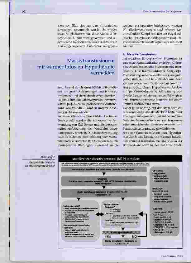 Vorschauseite 6: Patient Blood Management: die Sicht eines klinisch tätigen Anästhesisten