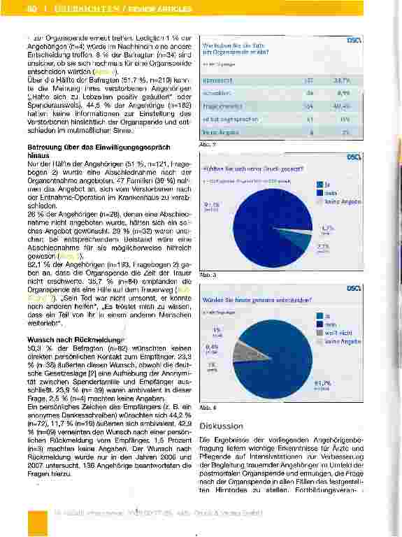 Vorschauseite 4: Das Angehörigenprojekt der Deutschen Stiftung Organtransplantation - Region Mitte
