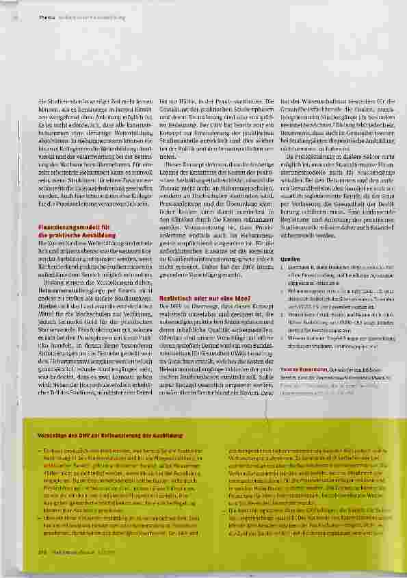 Vorschauseite 4: Ehrensache oder nur gegen Bezahlung?