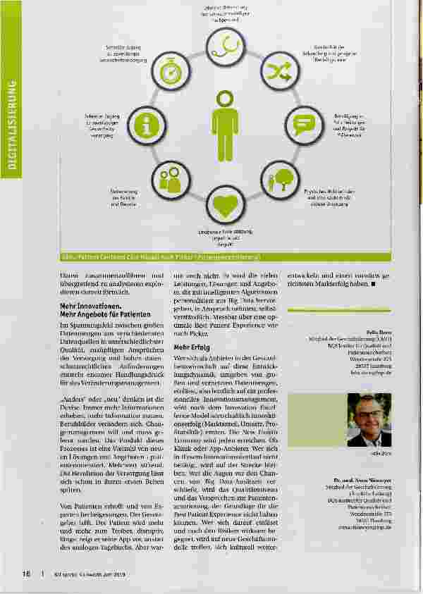 Vorschauseite 3: Big Data for the ,,Best Patient Experience