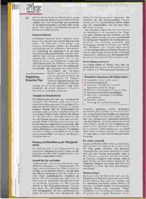 Vorschauseite 2: Teil 2: Dehydratation - ein zentrales Problem in der Versorgung Pflegebedürftiger