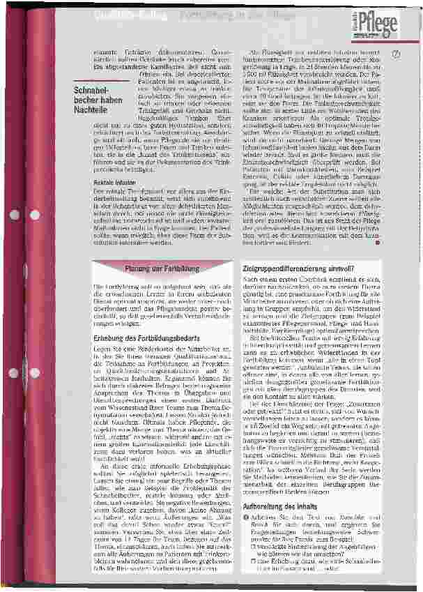 Vorschauseite 3: Teil 2: Dehydratation - ein zentrales Problem in der Versorgung Pflegebedürftiger