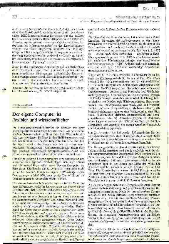 Vorschauseite 1: Der eigene Computer ist flexibler und wirtschaftlicher