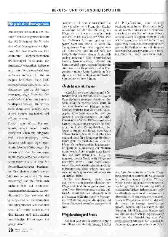 Vorschauseite 2: Brückenschlag Irchel-Tagung der SGGP