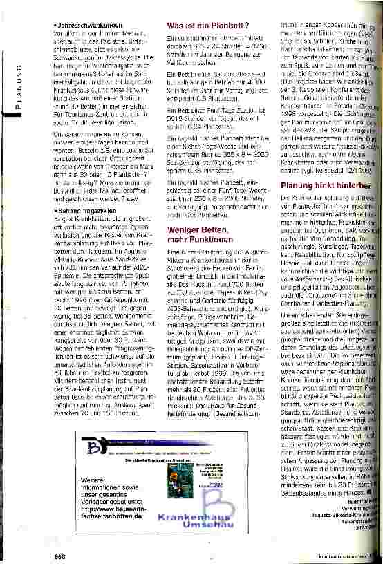 Vorschauseite 3: Ende für Planbett und Planwirtschaft!?