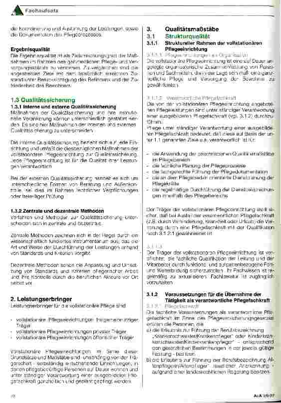 Vorschauseite 3: Díe Pflegeversicherung
