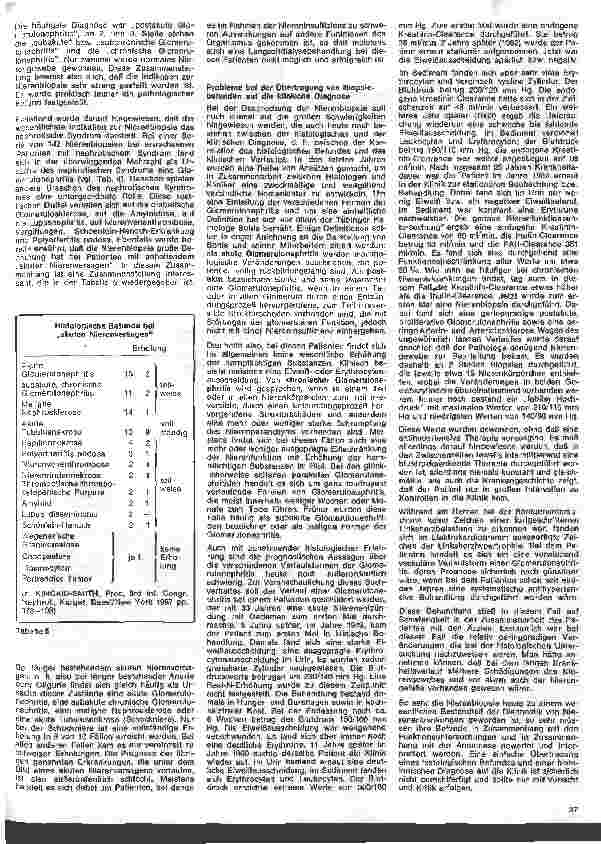 Vorschauseite 4: Praxis der Nephrologie 5. Folge: Nierenbiopsie