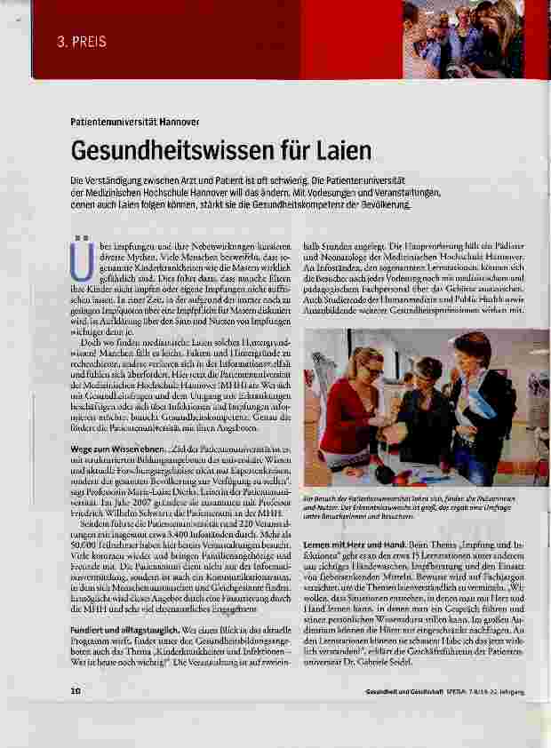 Vorschauseite 1: Gesundheitswissen für Laien
