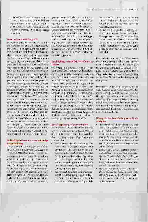 Vorschauseite 2: Yoga bei Erschöpfung