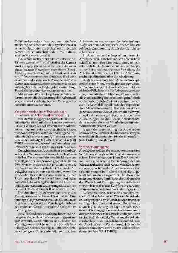 Vorschauseite 3: Richtiger Umgang mit Wünschen der Mitarbeiter nach Teilzeit
