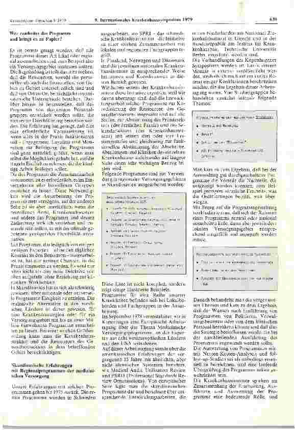 Vorschauseite 3: Regionalprogramm der medizinischen Versorgung