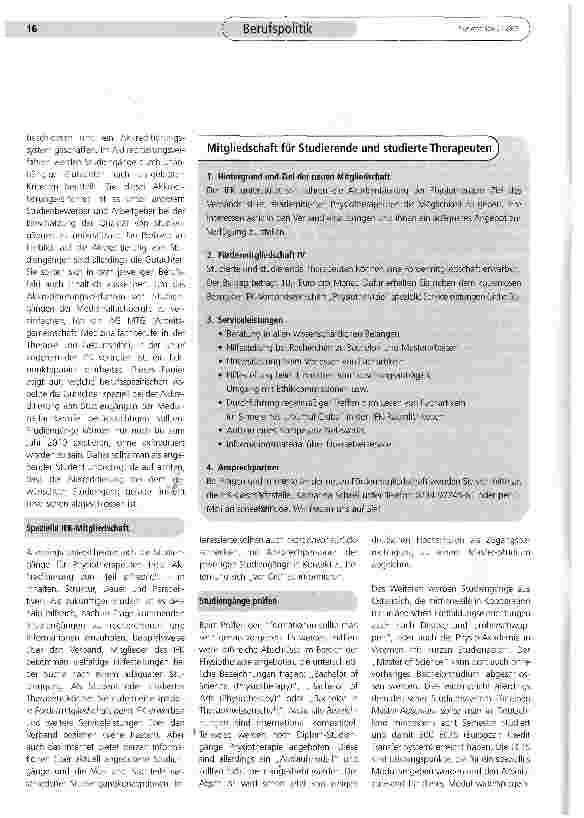Vorschauseite 2: Akademisierung und Professionalisierung der Physiotherapie