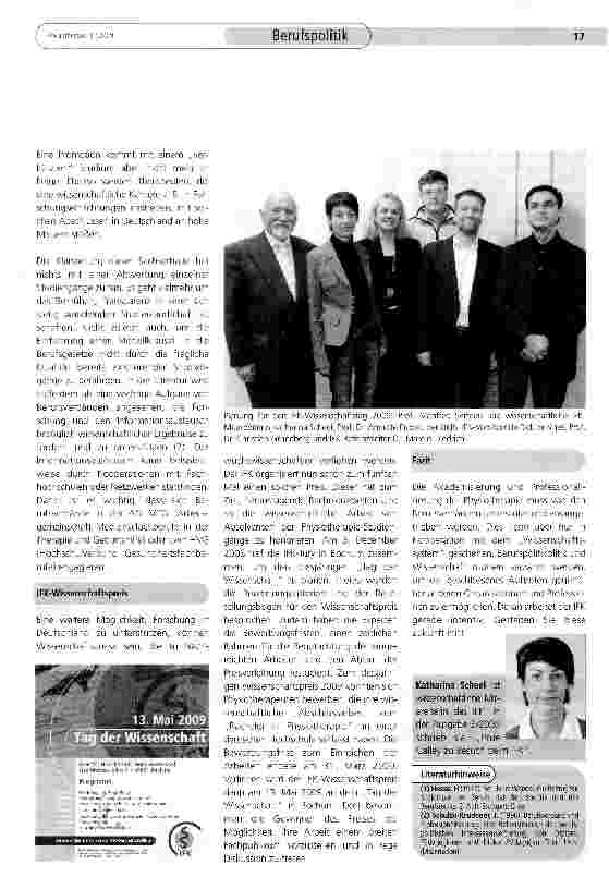 Vorschauseite 3: Akademisierung und Professionalisierung der Physiotherapie