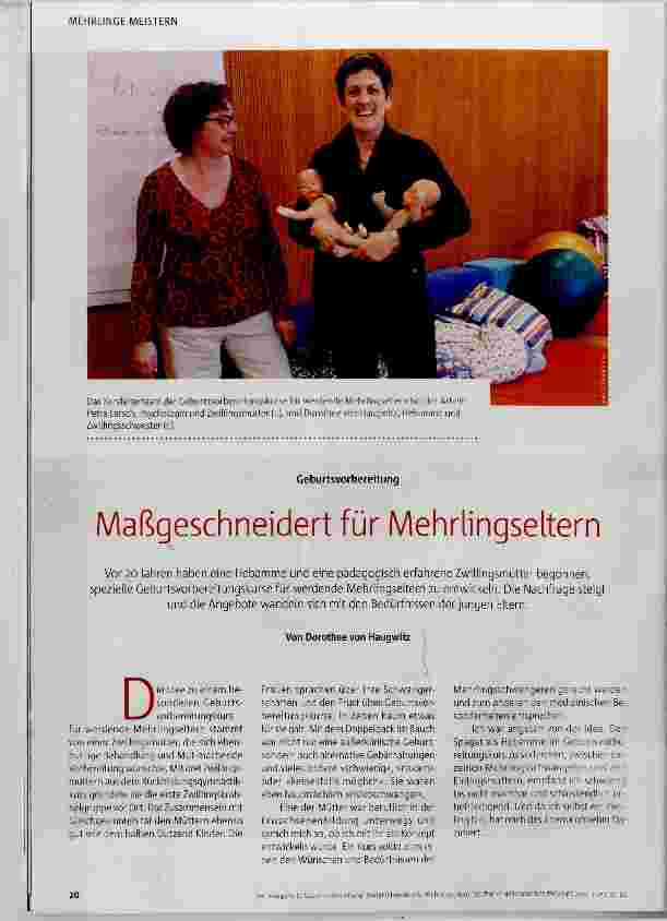 Vorschauseite 1: Maßgeschneidert für Mehrlingseltern
