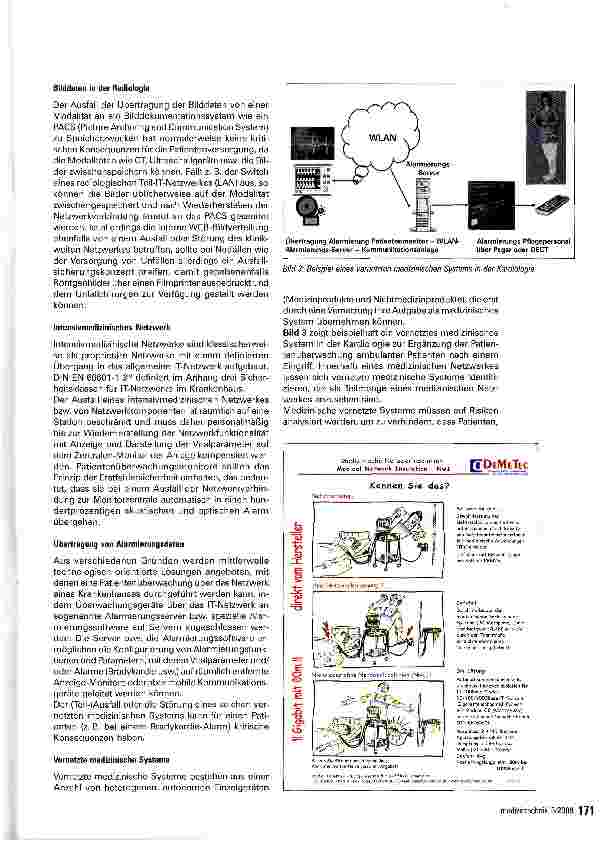 Vorschauseite 3: Medizinische Netzwerke und vernetzte medizinische Systeme - Teil 1