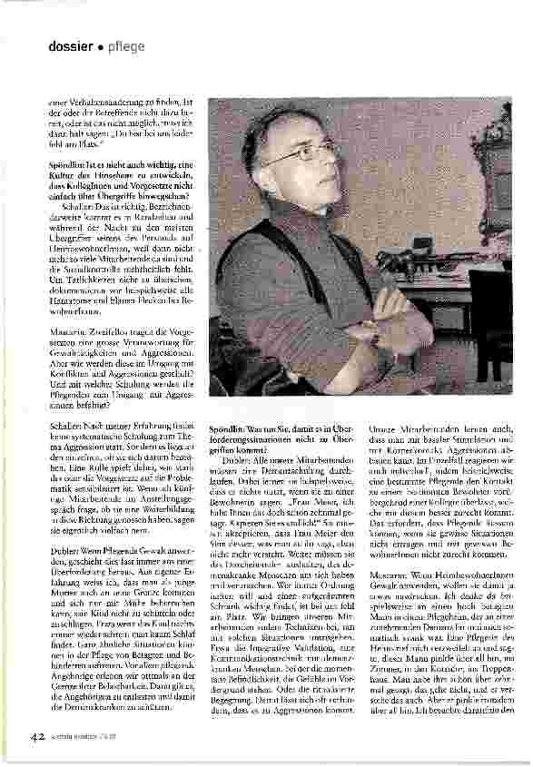 Vorschauseite 4: «Bei uns muss man ein gewisses Chaos ertragen können.»