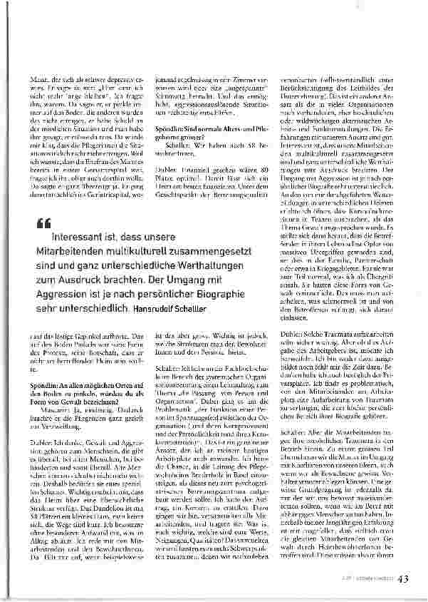 Vorschauseite 5: «Bei uns muss man ein gewisses Chaos ertragen können.»