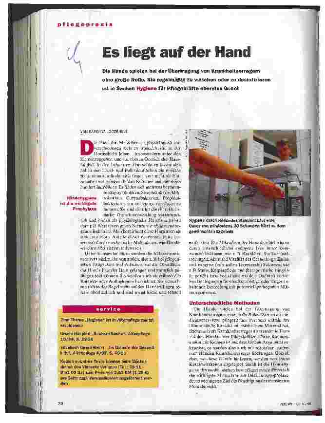 Vorschauseite 1: Es liegt auf der Hand