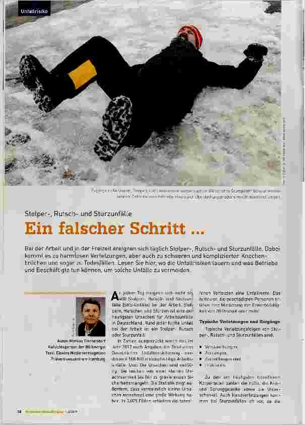 Vorschauseite 1: Ein falscher Schritt. ..