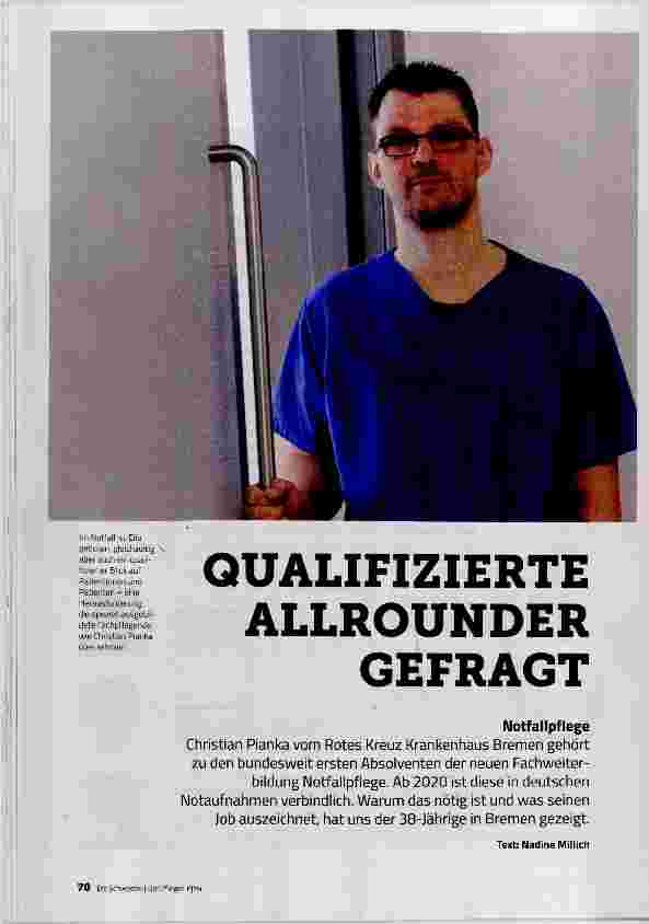 Vorschauseite 1: QUALIFIZIERTE ALLROUNDER