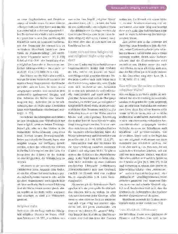 Vorschauseite 4: Religiosität und religiöser Wahn - eine Auseinandersetzung