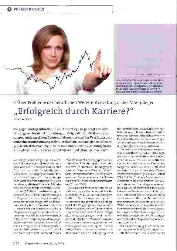 Vorschauseite 1: „Erfolgreich durch Karriere?