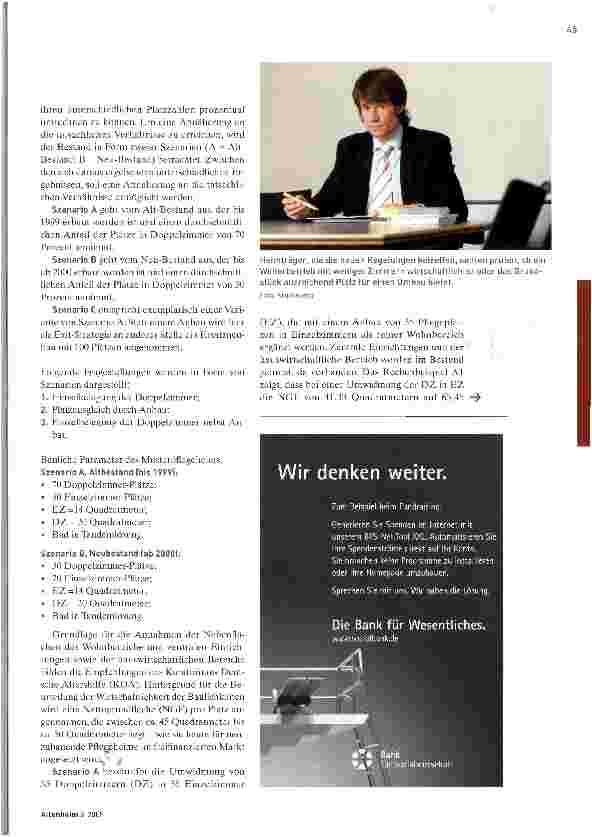 Vorschauseite 2: Ist das Einzelzimmer bald Standard?
