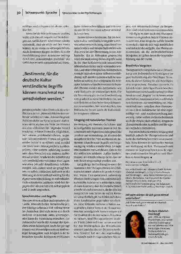 Vorschauseite 3: Mehr als nur Worte